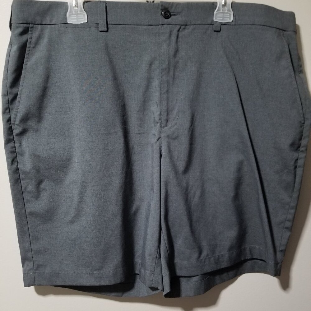 Grandslam Shorts Charcoal Gray Golf Flat Front Men's 42